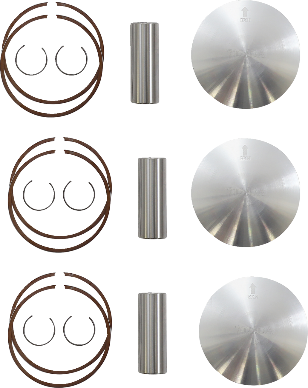 WOSSNER Piston Kit for 2 Stroke