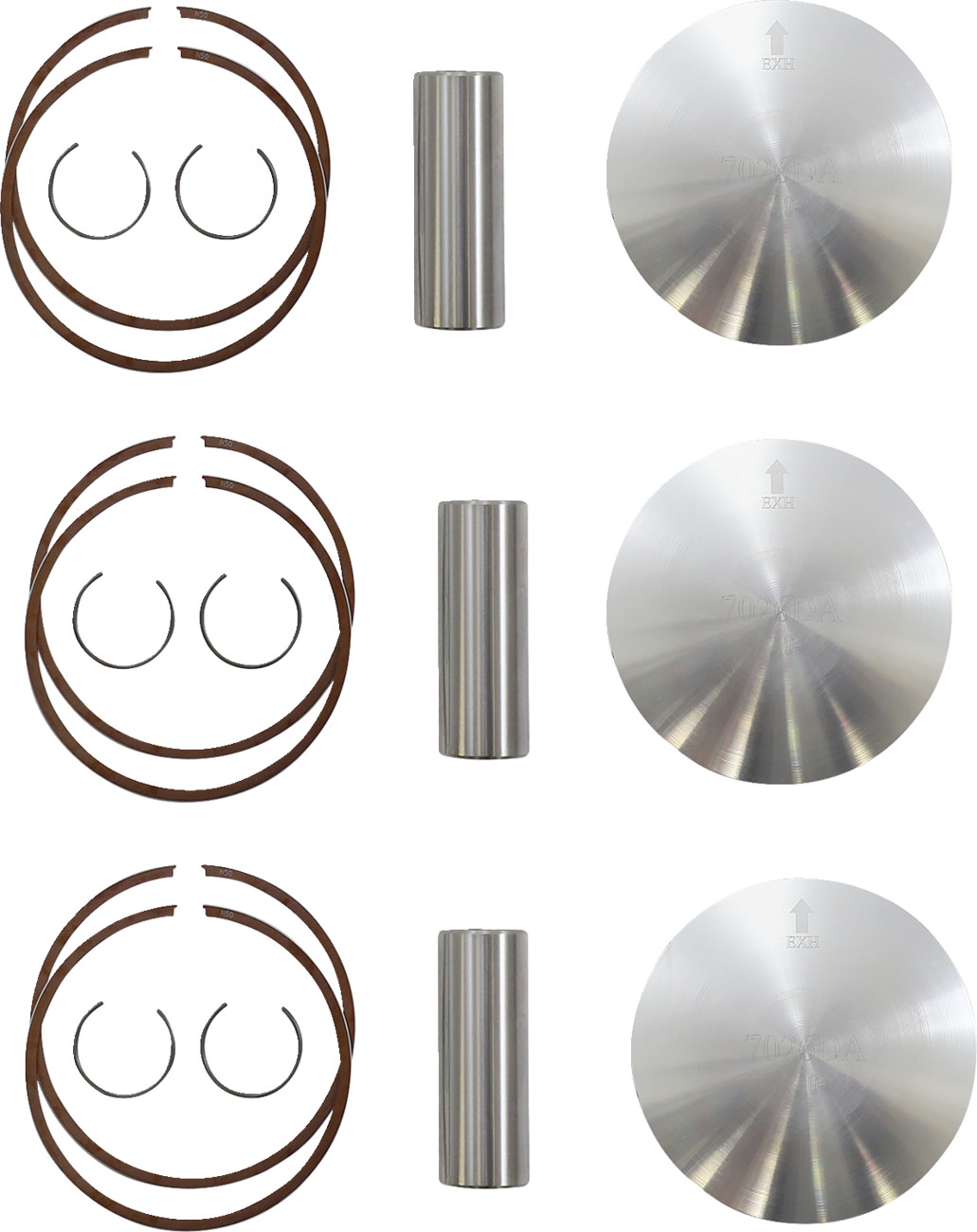 WOSSNER Piston Kit for 2 Stroke
