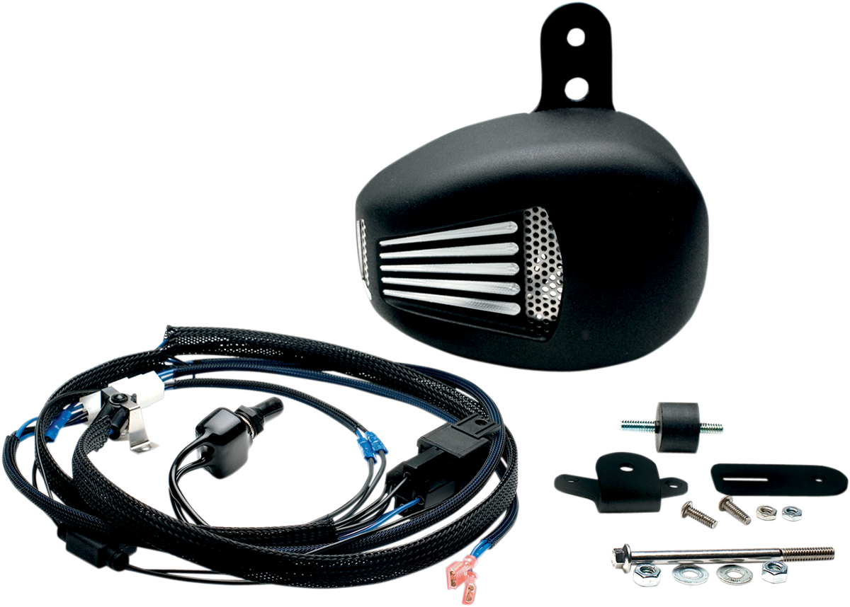 Jims Forceflow Cylinder Head Cooler Kit - Black - Twin Cam Touring Harley Davidson