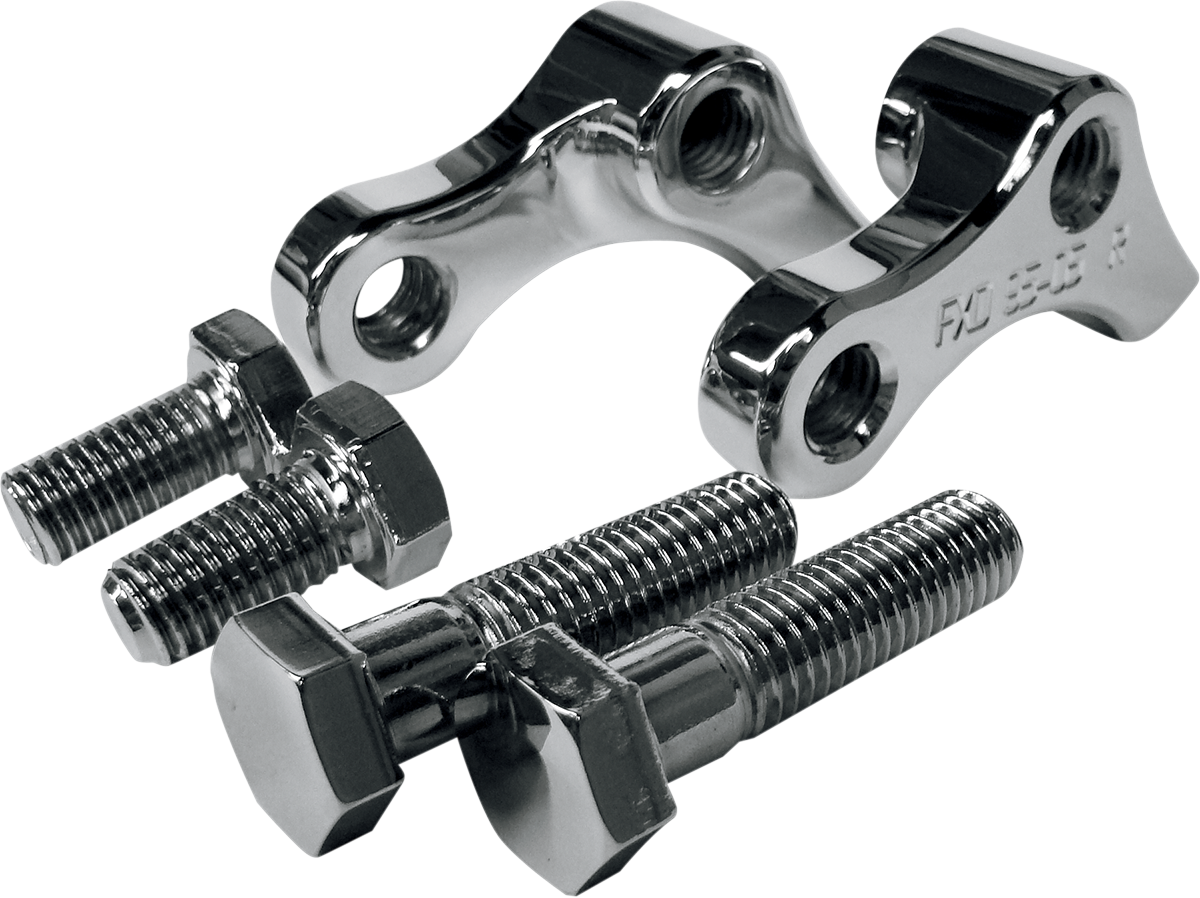 La choppers Lowering Kit - Rear - Lowers 1" - Chrome - '95-'05 FXD Harley Davidson