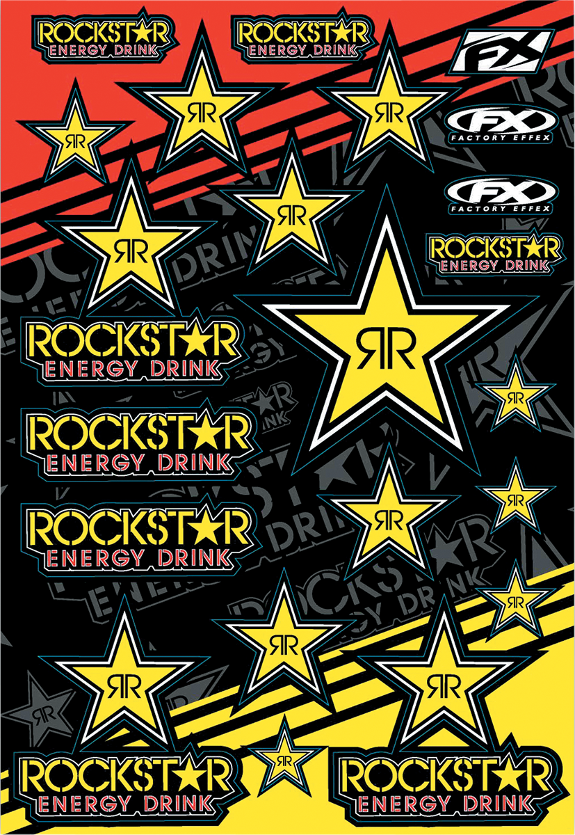 FACTORY EFFEX Rockstar Decal Sheet
