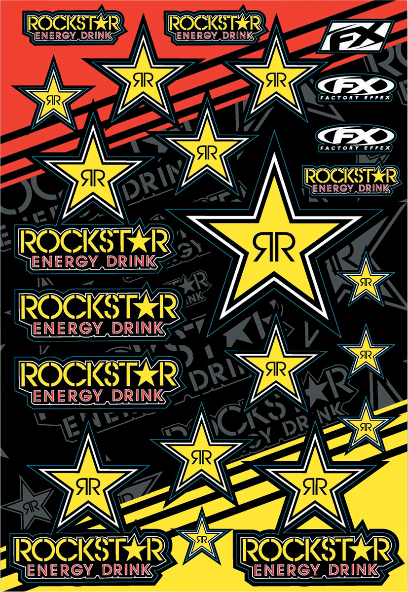 FACTORY EFFEX Rockstar Decal Sheet