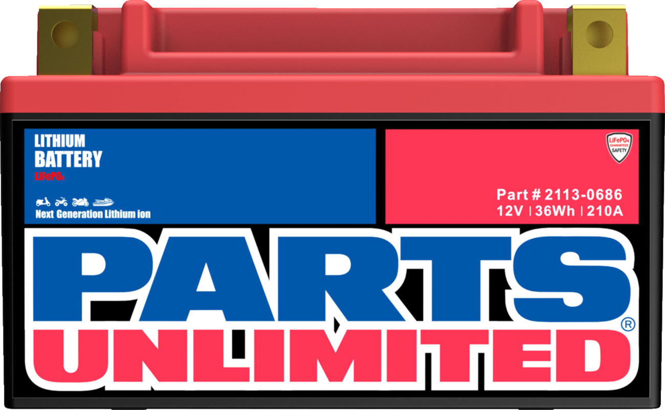 PARTS UNLIMITED Lithium LiFePO4 Battery