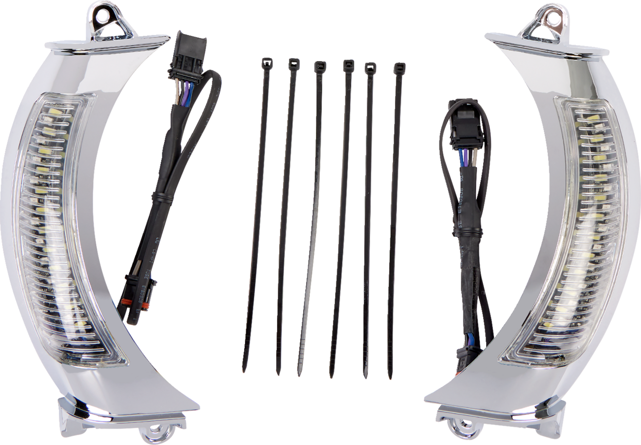 Ciro Fang LED Headlight Bezel For Harley Road Glide 2015-2025