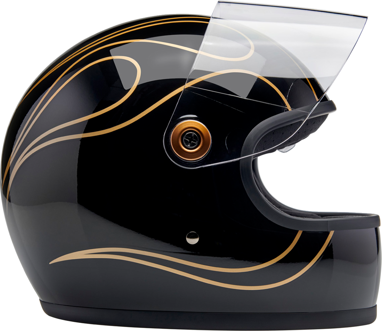 Biltwell Gringo S ECE Flames Helmet