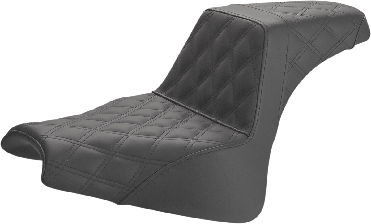 Saddlemen Step-Up LS Lattice Stitch Seat For Harley Softail Fat Bob 2018-2023