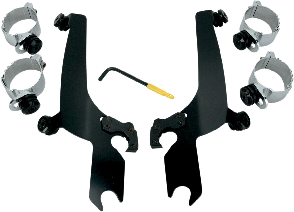 Memphis Shades Sportshield Trigger-Lock Mount Kit For Harley Dyna / Softail 2006-2017