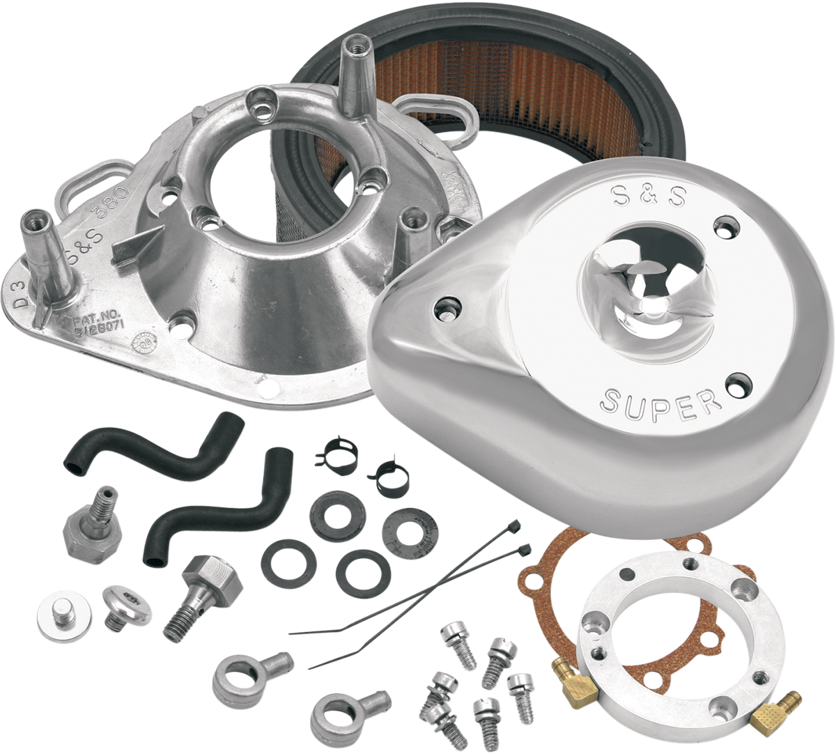 S&S CYCLE Teardrop Air Cleaner Kit