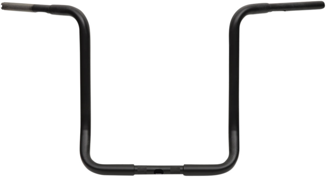 Drag specialties 1-1/4" Buffalo Touring Handlebar - 17" - TBW - Flat Black Harley Davidson