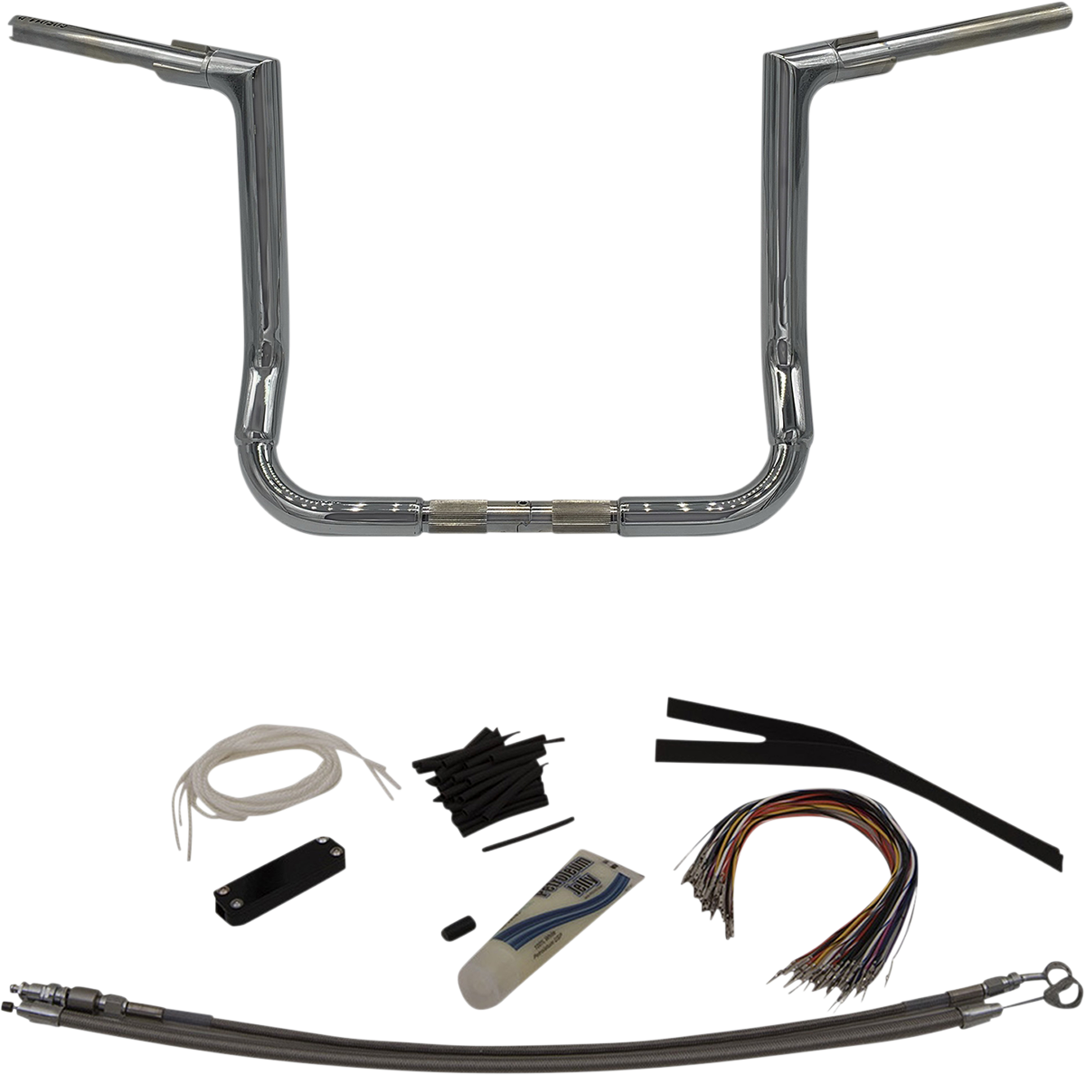 Fat Baggers Inc. 1 1/2" Flat Top EZ Install Handlebar Kit For Harley Touring 2008-2013