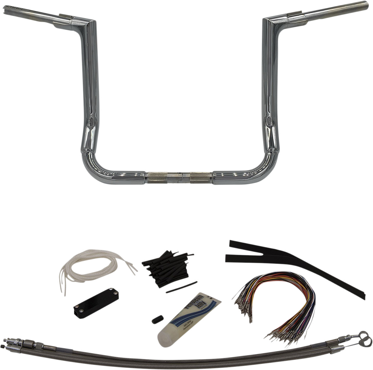 FAT BAGGERS INC. 1-1/2" EZ Install Flat Top Handlebar Kit