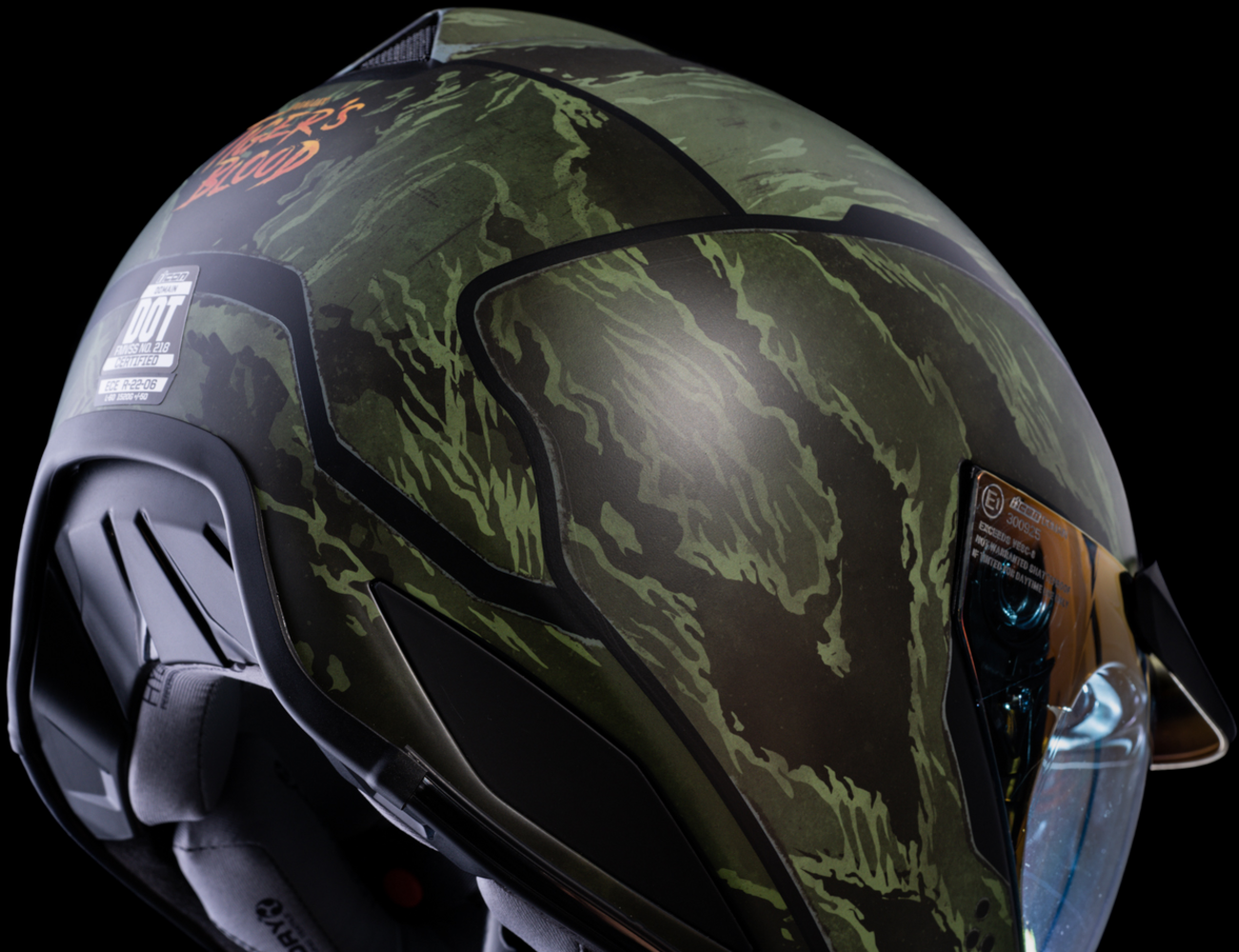 Icon Domain™ Tiger's Blood Helmet