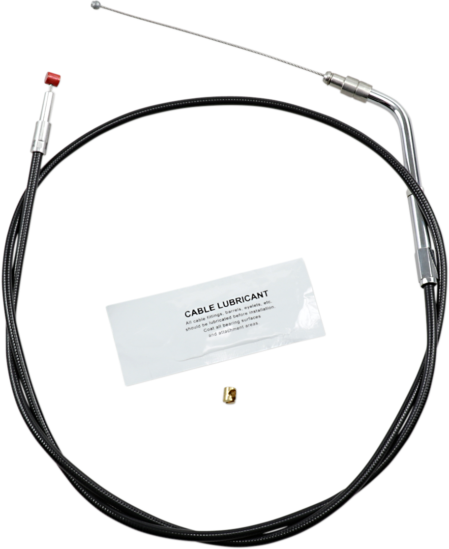 BARNETT (101-30-30035) Black Vinyl Throttle/Idle Cable | Throttle Cable - Black