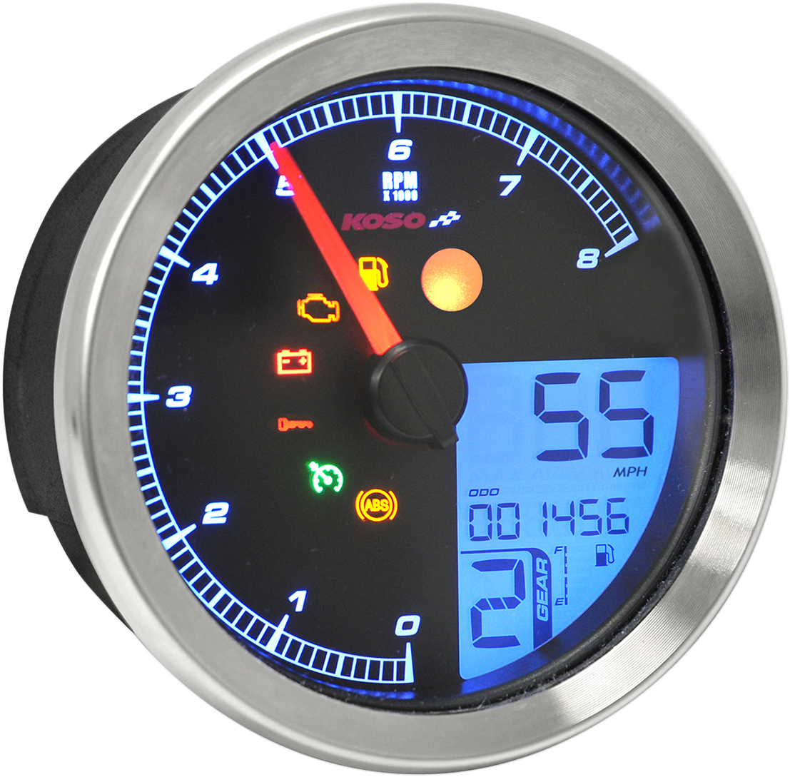 Koso HD-04 Multi-Function Speedometer For Harley Dyna / Sportster 2011-2022