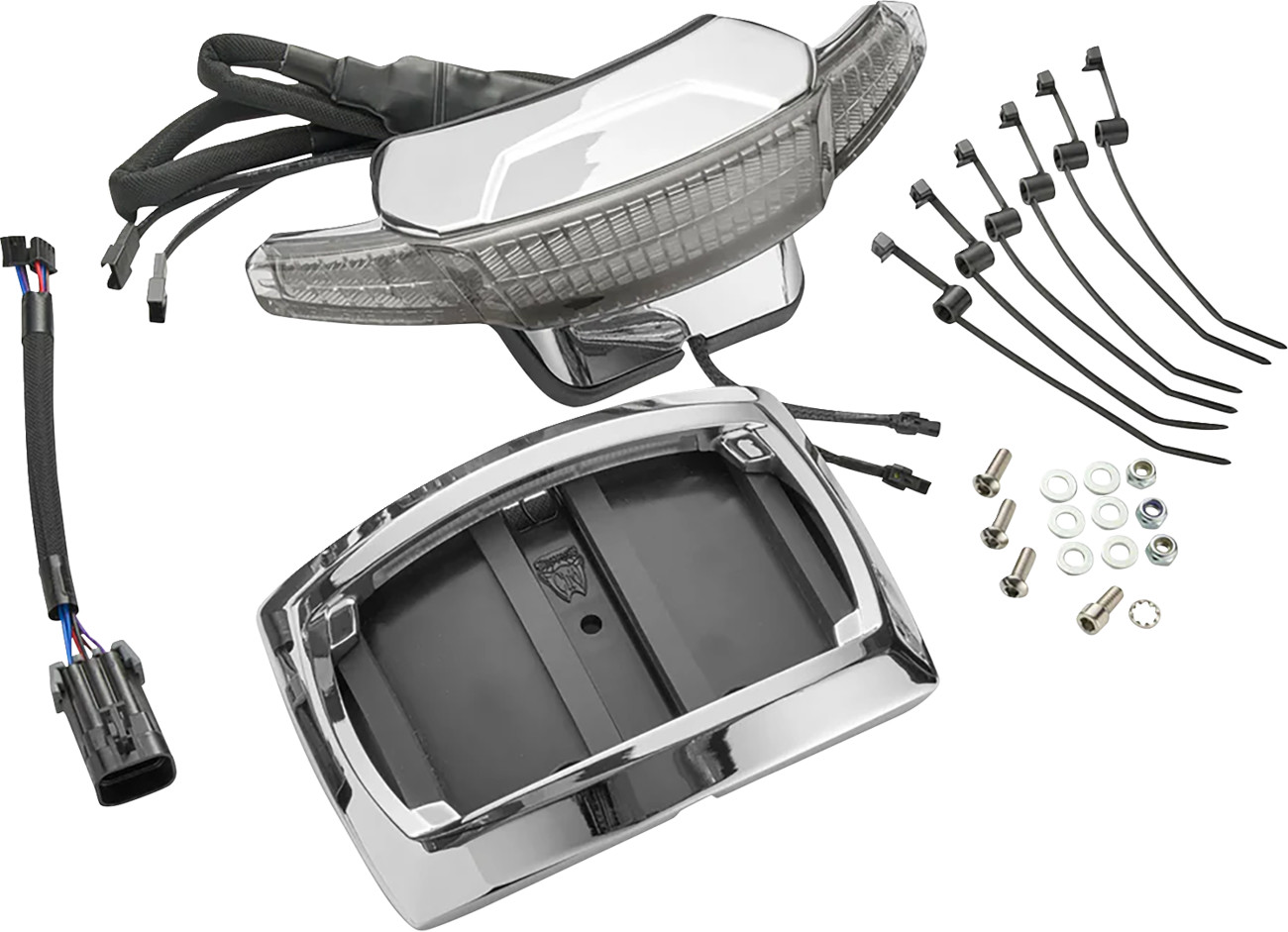 CIRO Latitude Taillight and License Plate Mount with Lightstrike®