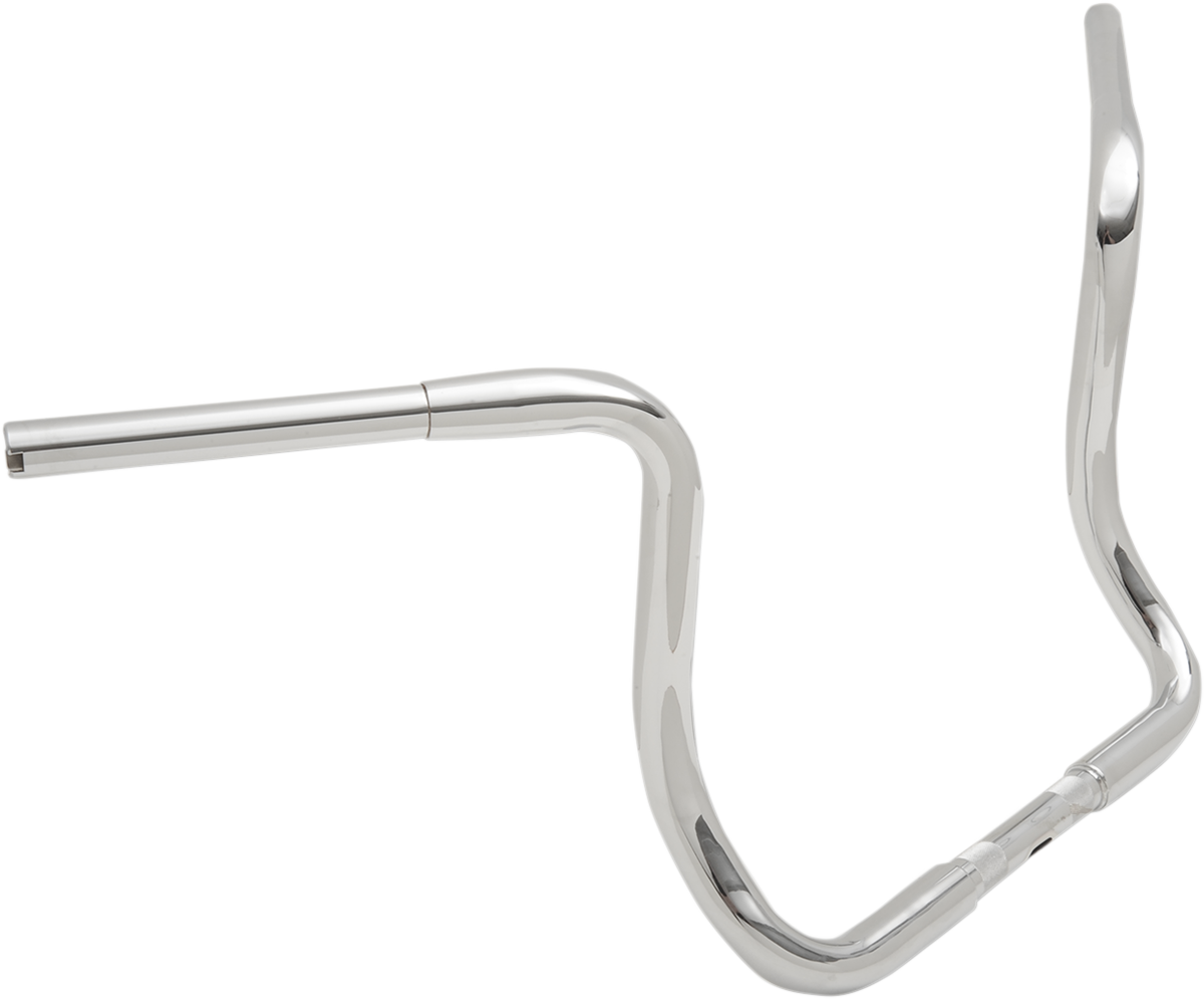 Drag specialties 1-1/4" Buffalo Touring Handlebar - 13" - TBW - Chrome Harley Davidson