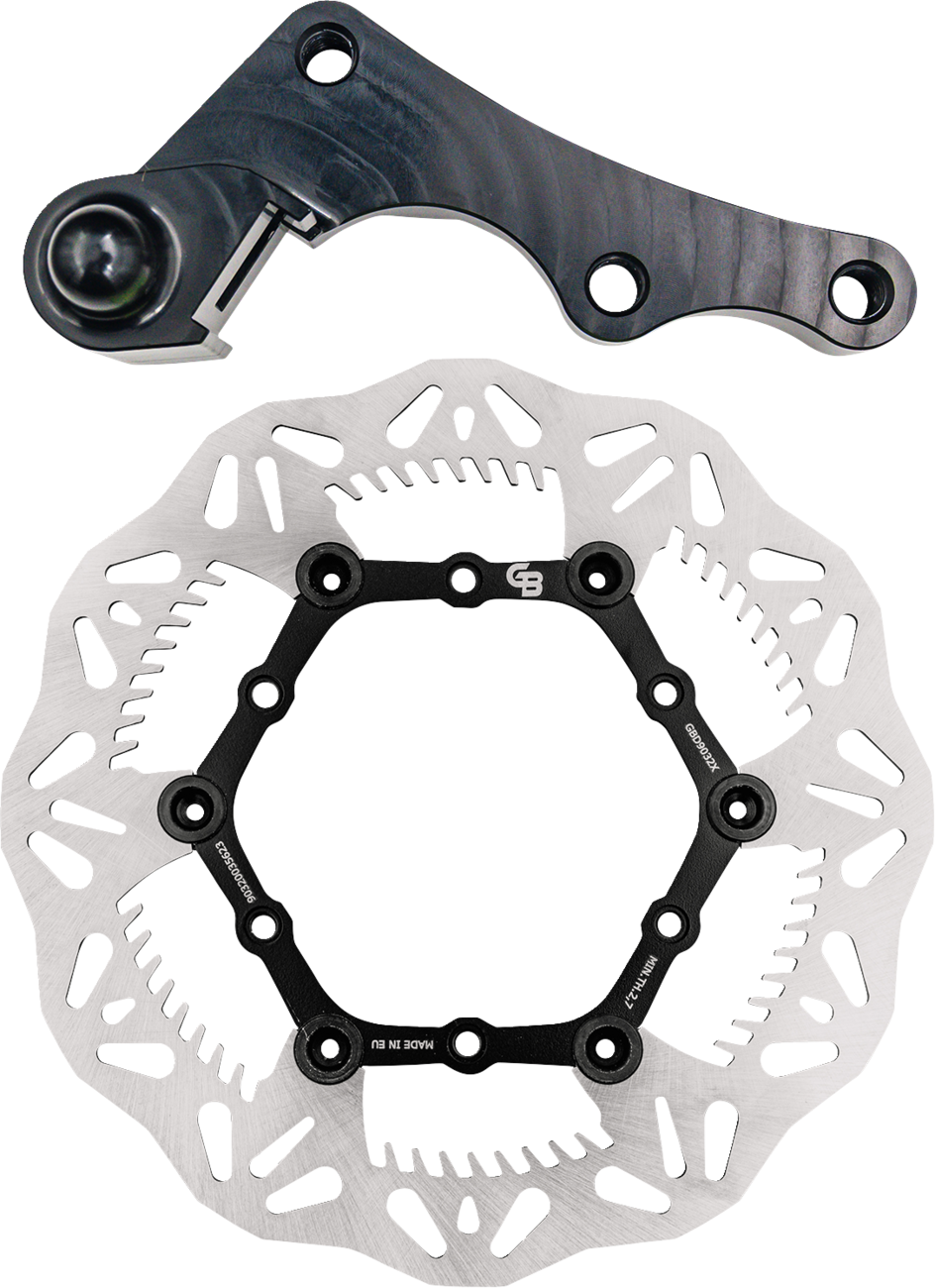 GBRAKES Wave® Brake Rotor Kit With Bracket