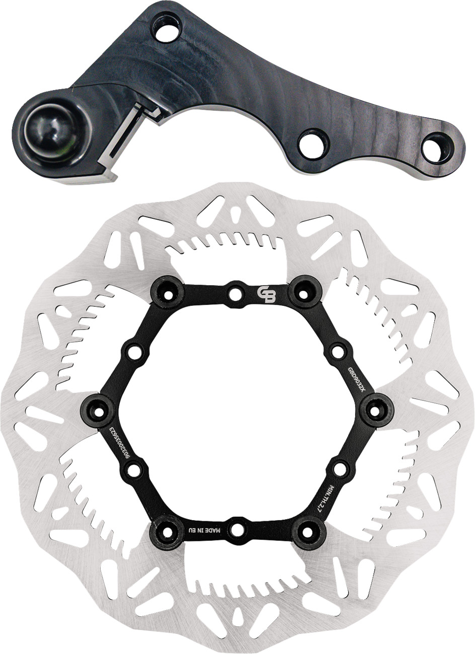 GBRAKES Wave® Brake Rotor Kit With Bracket