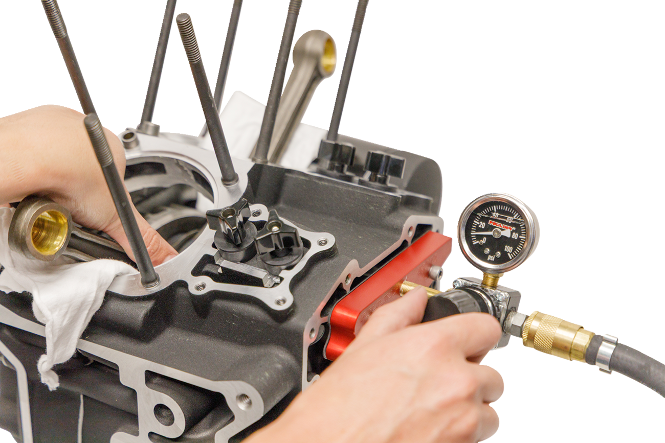 Feuling parts Assembled Engine Case Piston Cooling Jet Pressure Tester