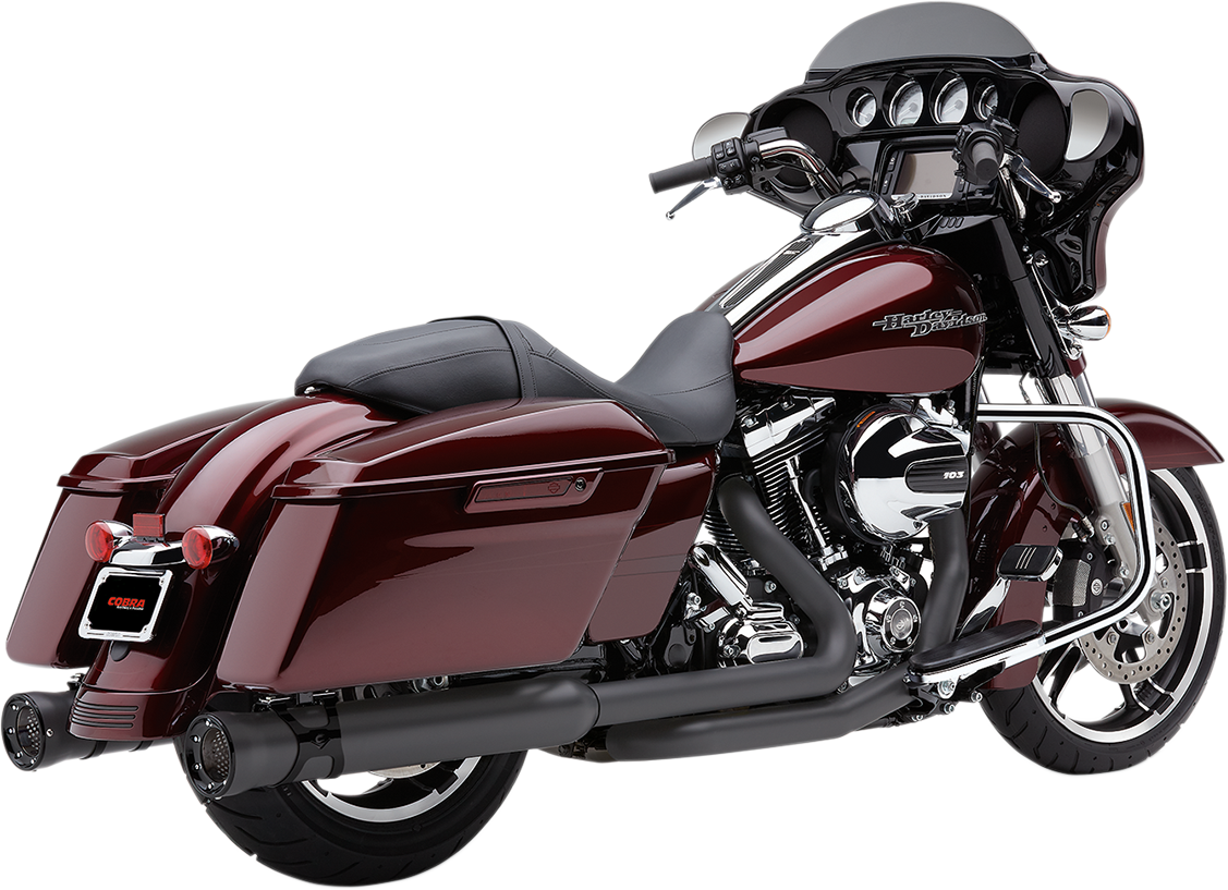 Cobra 4.5" RPT Slip-On Mufflers For Harley Touring 2017-2025