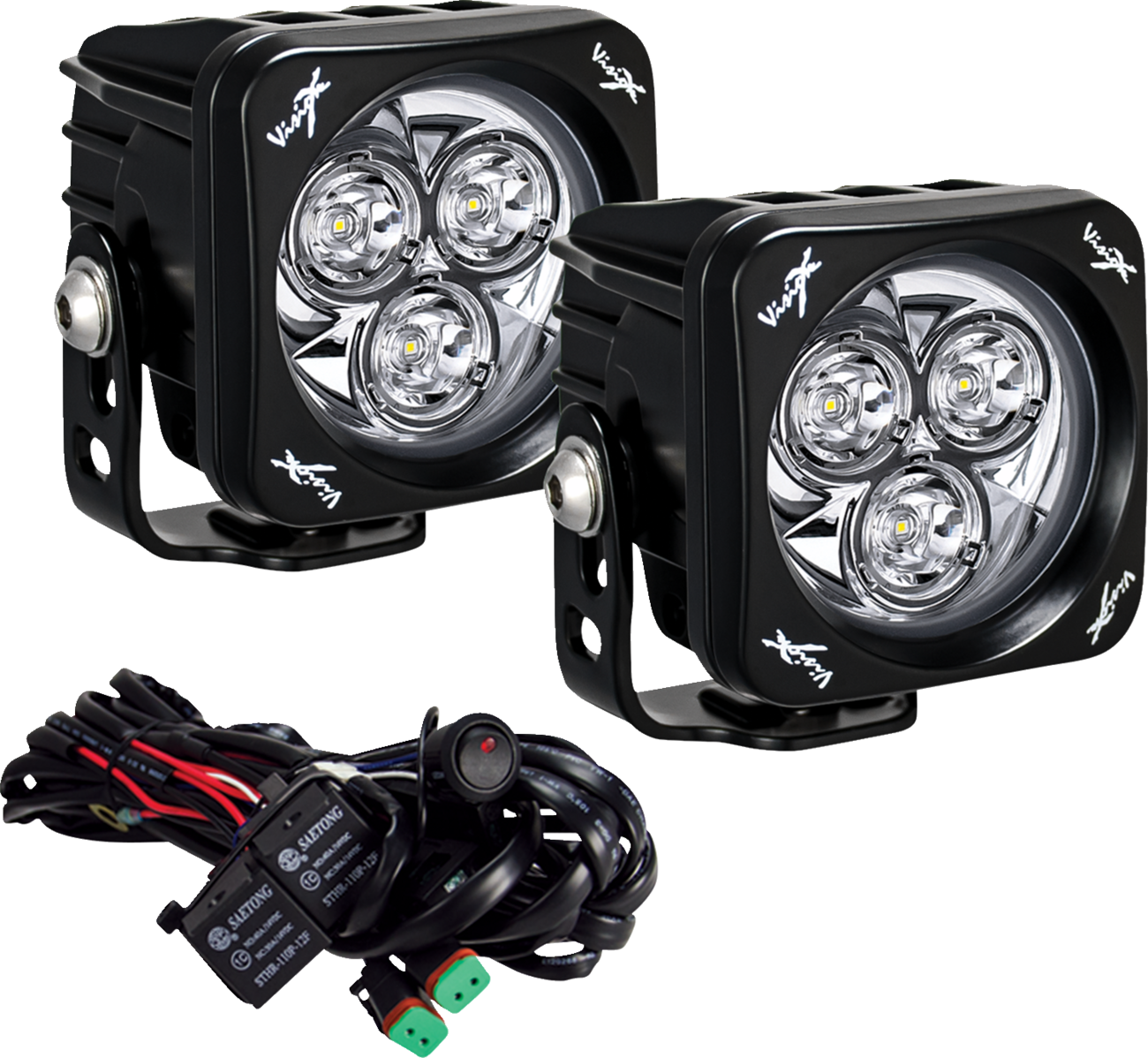 Vision x Light Cannon - CG2 - 3" - Multi LED - Square - Selective Yellow Lens