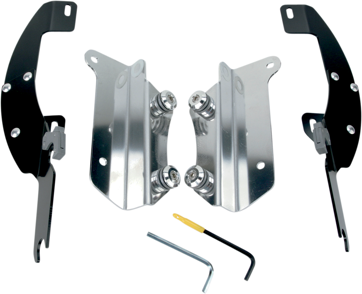 MEMPHIS SHADES Fats/Slim Windshield Trigger-Lock Complete Mount Kit