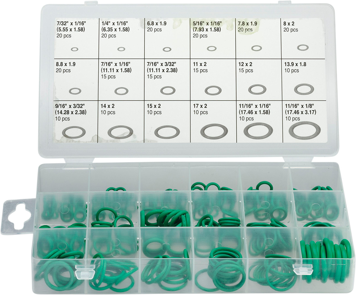 Moose Racing Universal Metric and SAE 270-Piece O-Ring Assortment