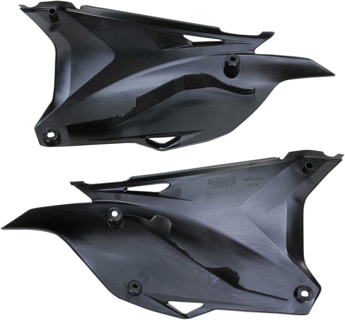 Acerbis Side Panels - Black 2014-2024 Kawasaki KX85 / 2014-2021 Kawasaki KX100 / 2022-2024 Kawasaki KX112