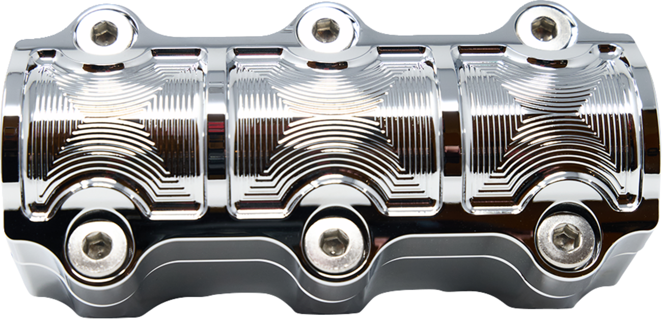 Kodlin usa Big Block Risers - Includes Clamp - Chrome