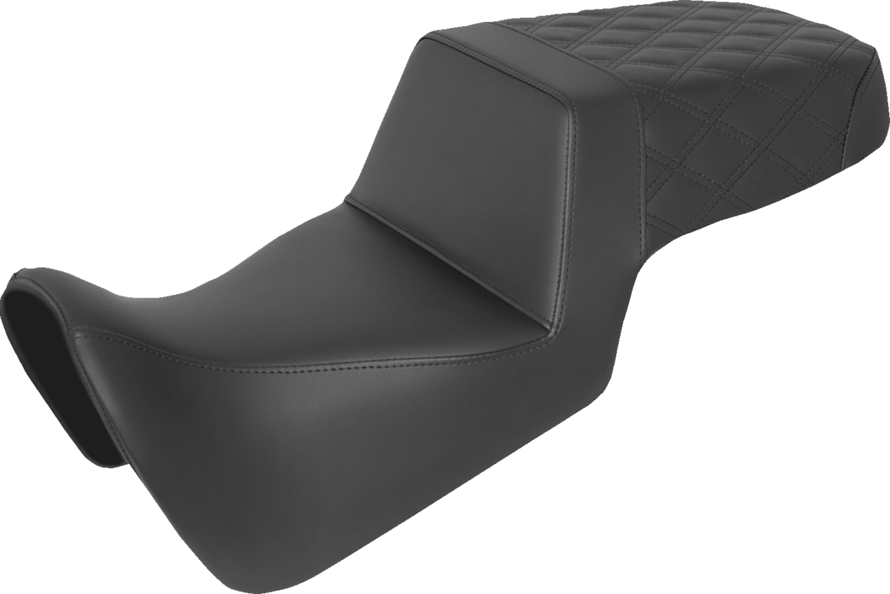 SADDLEMEN Lattice Stitch Step-Up Seat