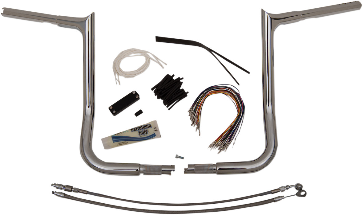 Fat Baggers Inc. 1 1/4" Pointed Top EZ Install Handlebar Kit For Harley Touring 2008-2013