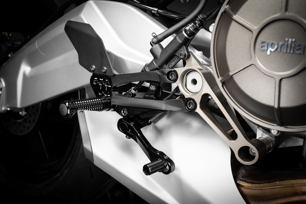 Gilles Tooling FXR Rearsets Aprilia RS 660 / Tuono 660 2021-2024