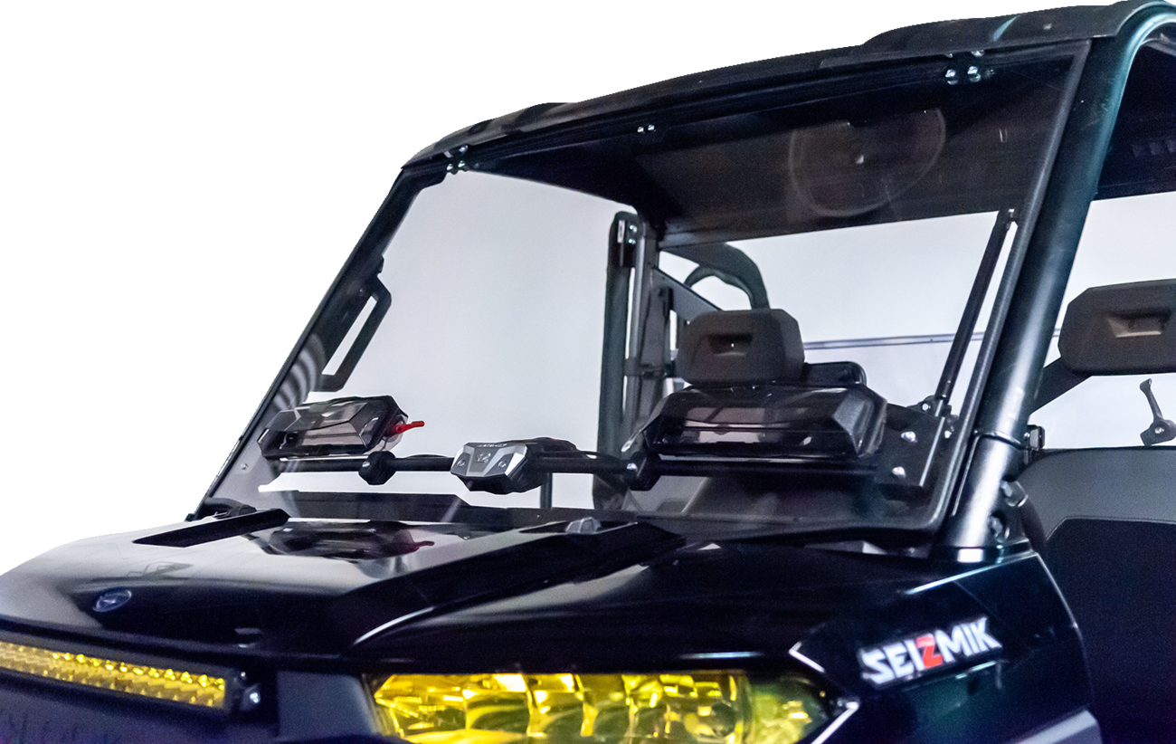 Seizmik Flip-Up Windshield With Vents Polaris Ranger XP 900 / 1000 / Crew 2013-2025