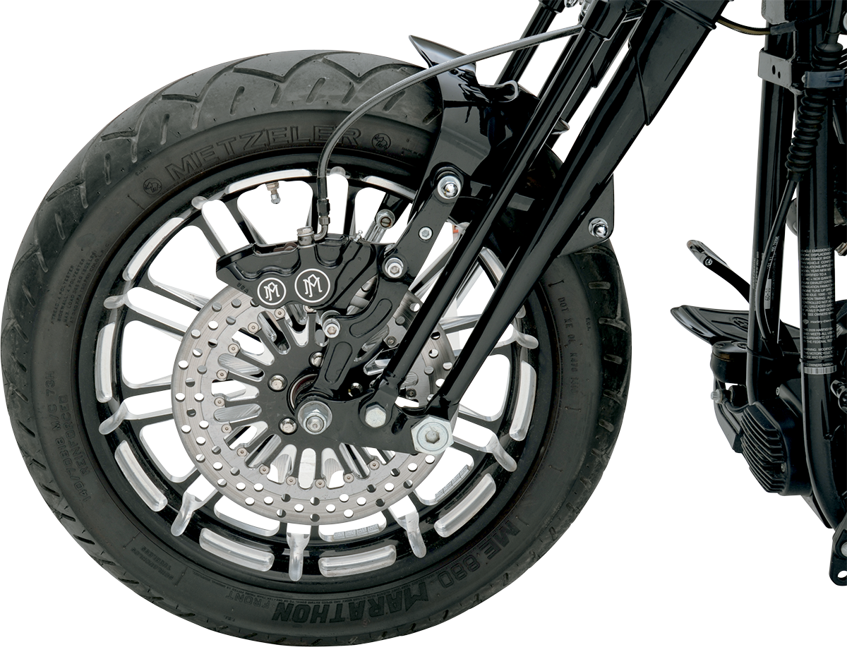 Performance Machine Four-Piston Differential-Bore Front Calipers For Harley 1984-1999