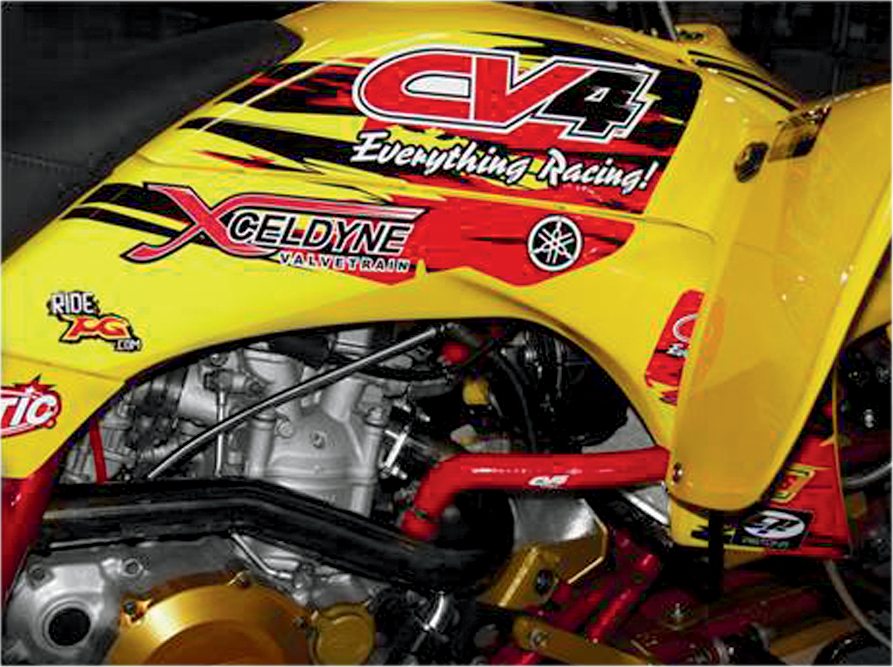 Cv4 Performance Radiator Hose Kit - Red - Honda