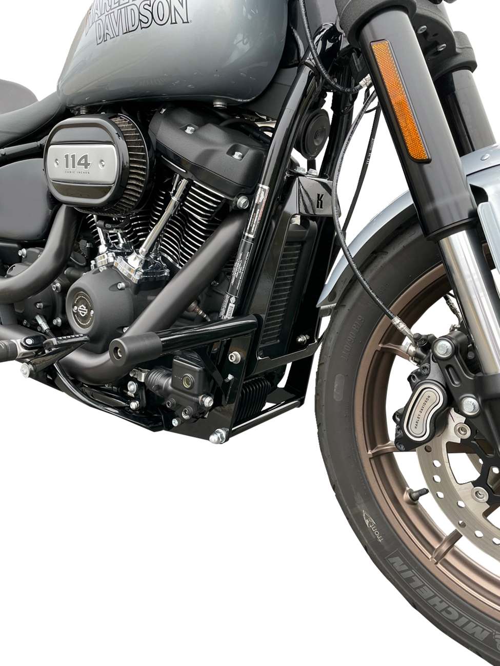 Kodlin usa Engine Guards - Front - Black - Softail Harley Davidson
