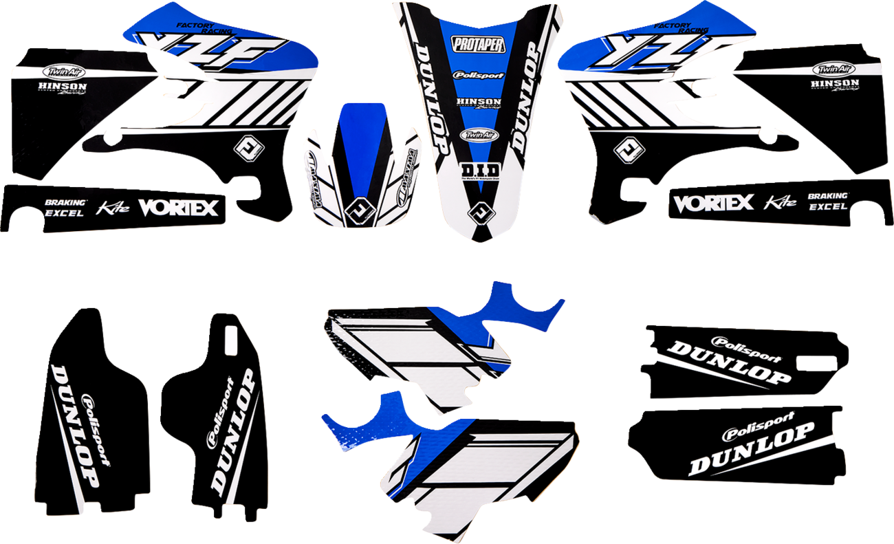 FLU Designs PTS 6 Graphics Kit Yamaha YZ250F / YZ450F 2003-2005