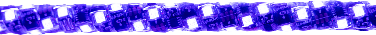 Whipitlightrods 3' Whip Light Rod - Bluetooth® - RGB