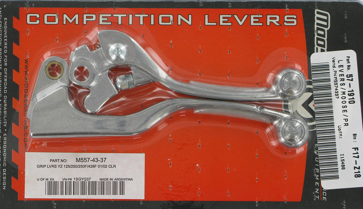 Moose Racing Competition Lever Set Yamaha / Kawasaki / Suzuki 125cc-450cc 2001-2012