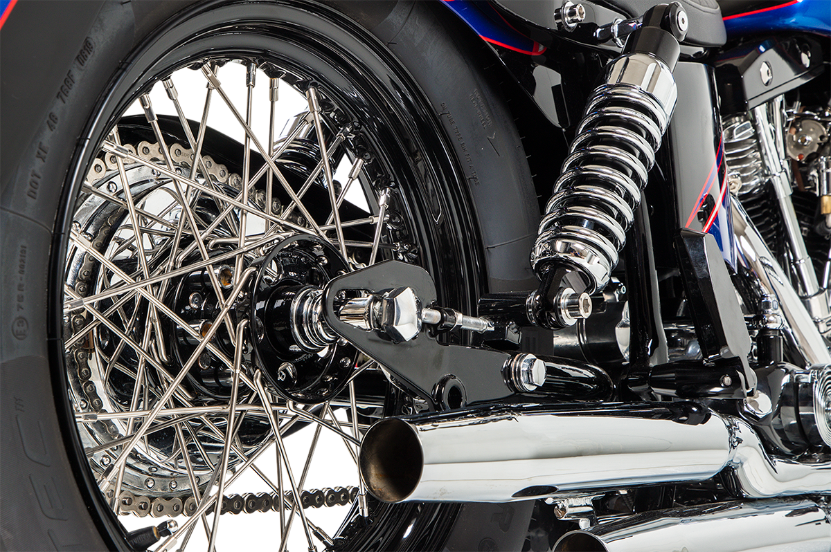 Drag specialties Rim - 40 Hole - Chrome - 16x3 - Side Rubber Valve
