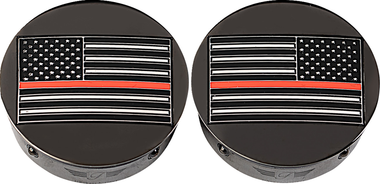 Figurati Designs Swing Arm Pivot Covers for Harley Touring 1985-2026