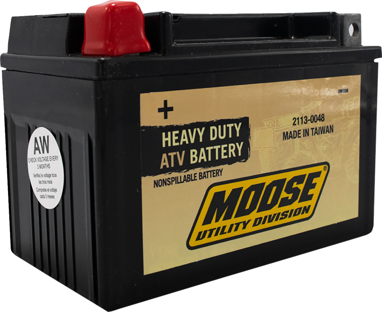 Moose Racing Factory-Activated AGM Maintenance-Free Battery