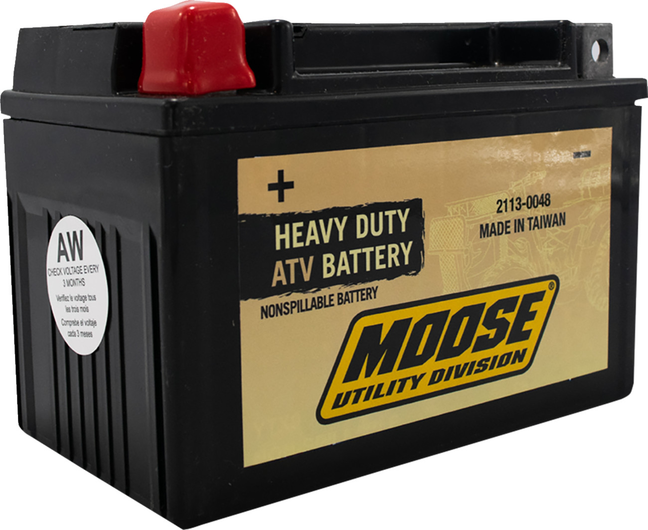 Moose Racing Factory-Activated AGM Maintenance-Free Battery