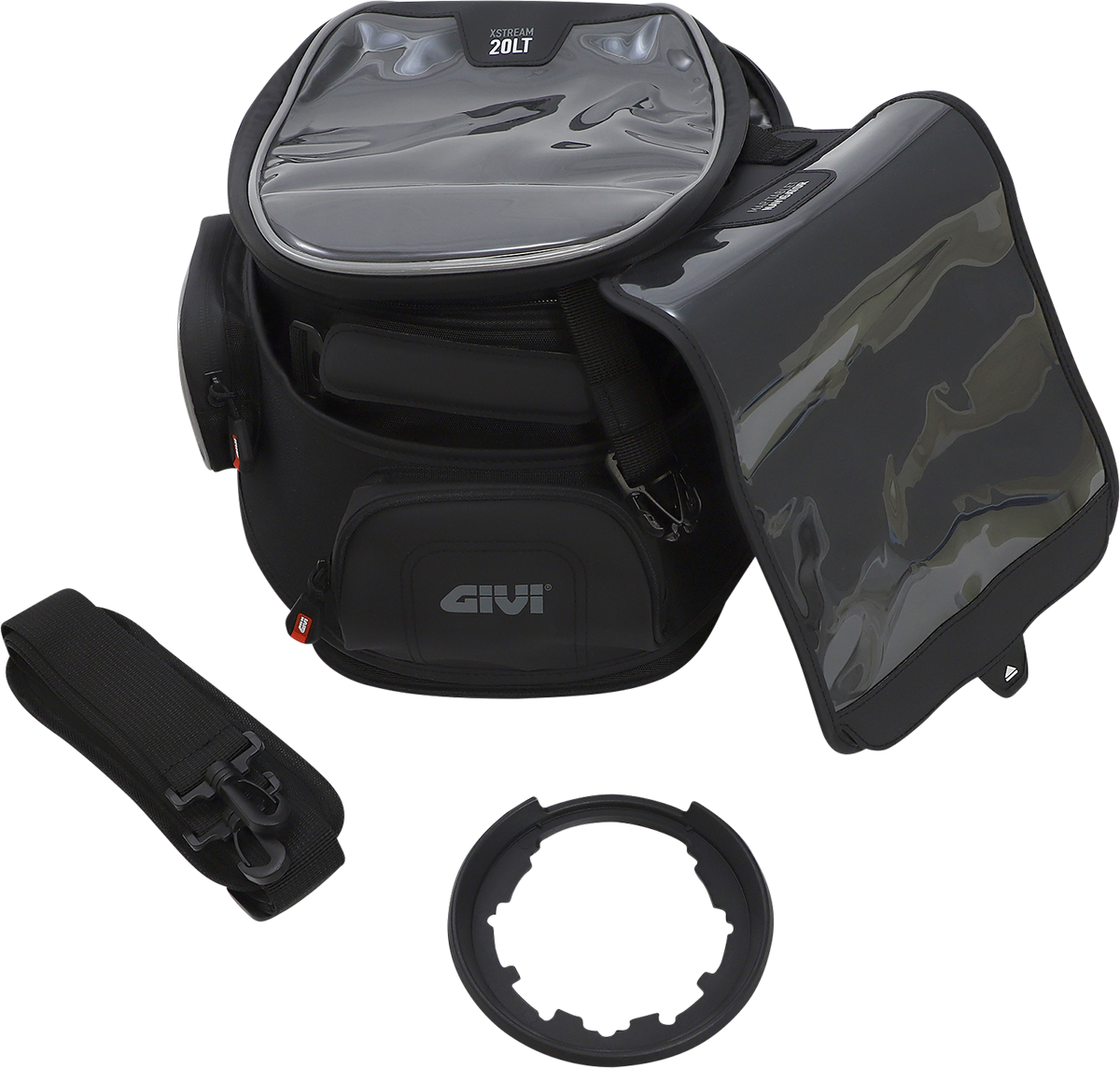 GIVI [XS308] XS308 Xstream Range Tank Bag 50lt | XSTREAM TANKLOCK 20L