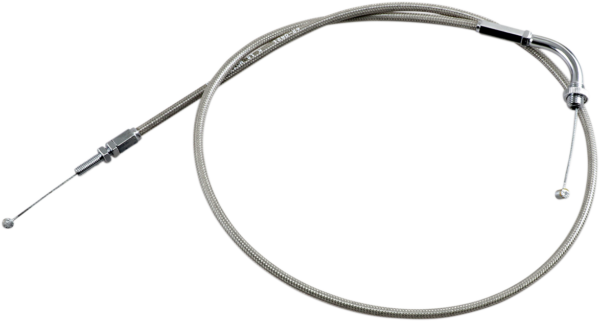 Armor Coat Stainless Steel Throttle/Idle Cable for Cruisers