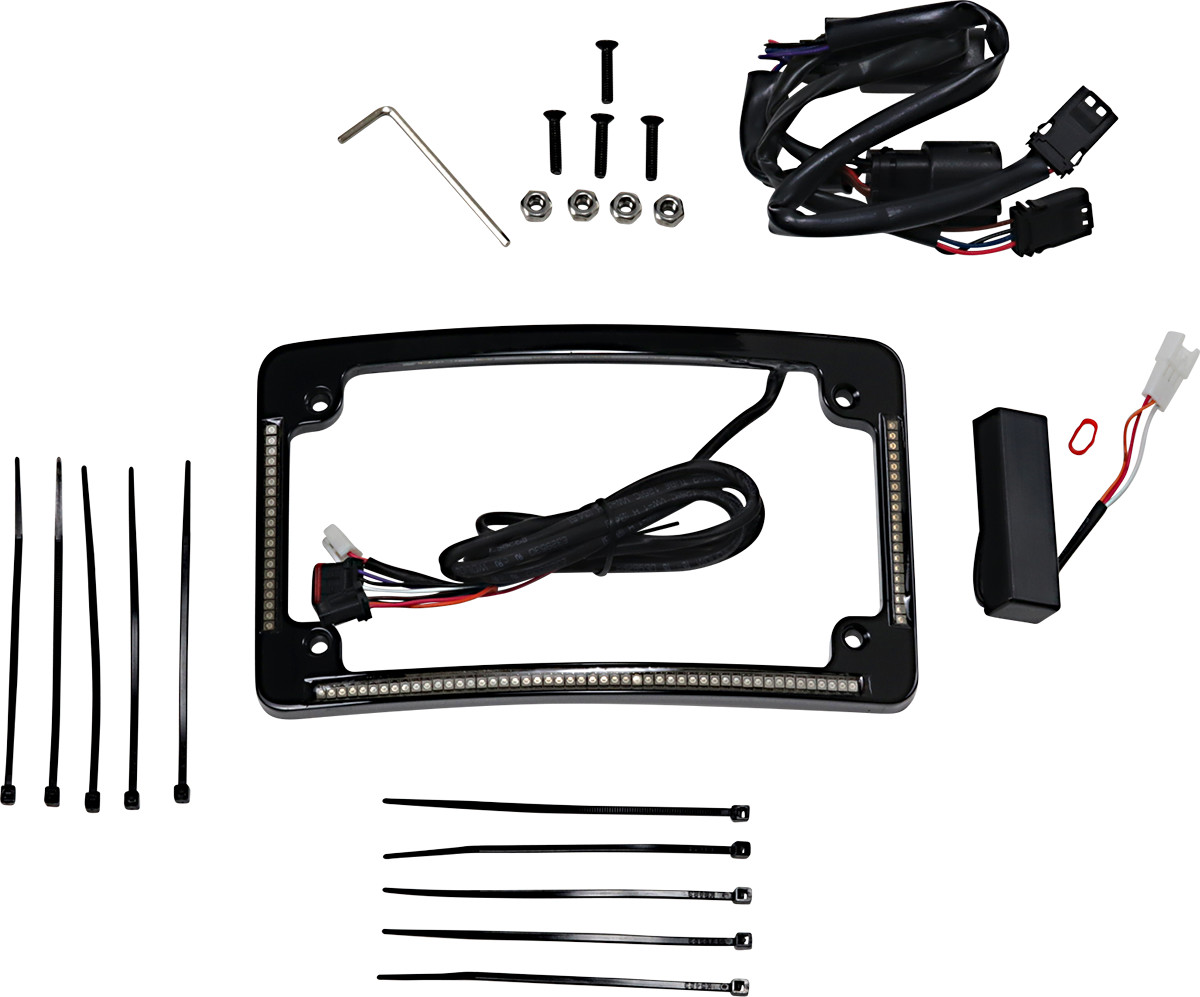 CUSTOM DYNAMICS LED Radius License Plate Frame