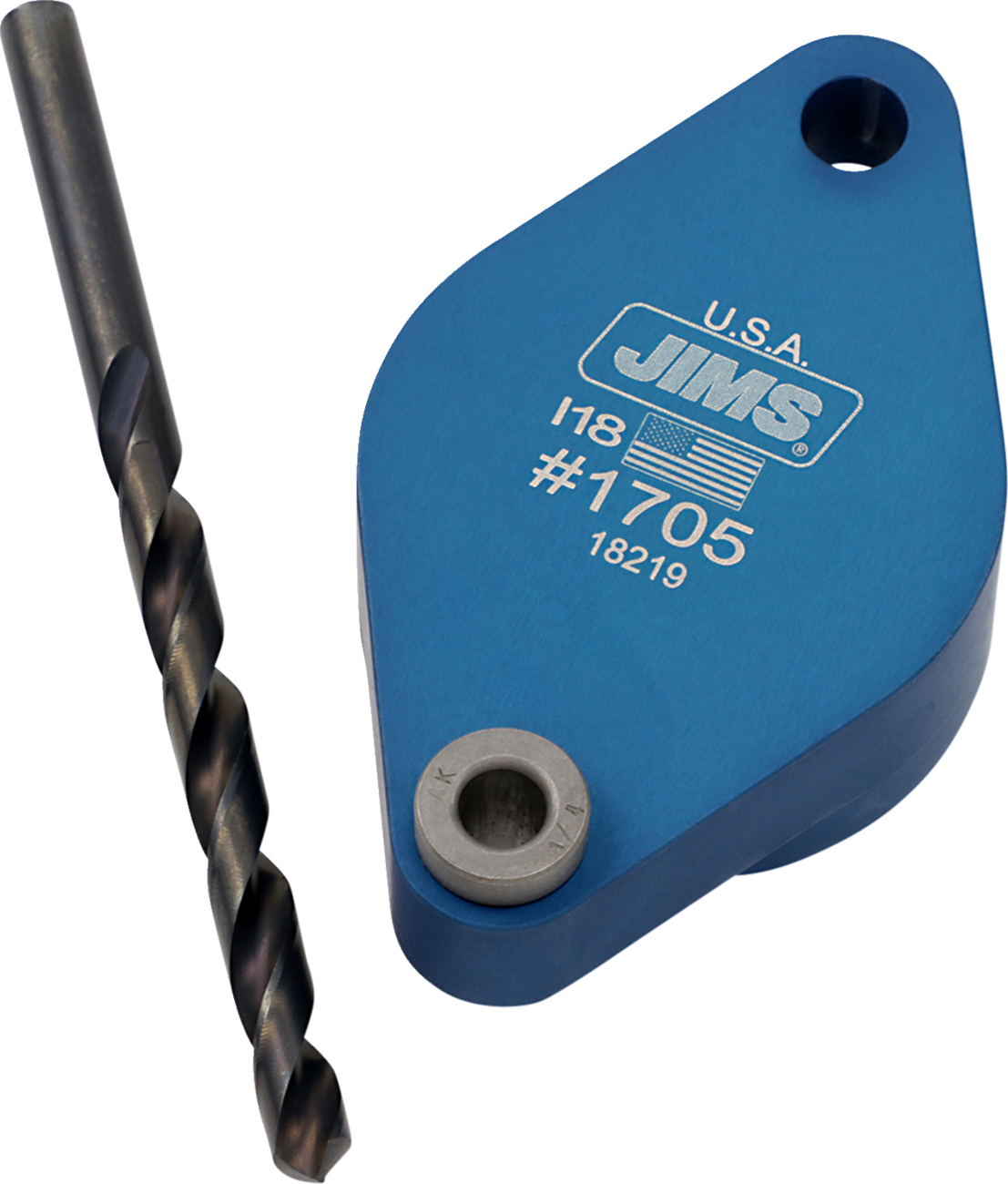 Jims Exhaust Stud Drill Plate For Harley and Buell