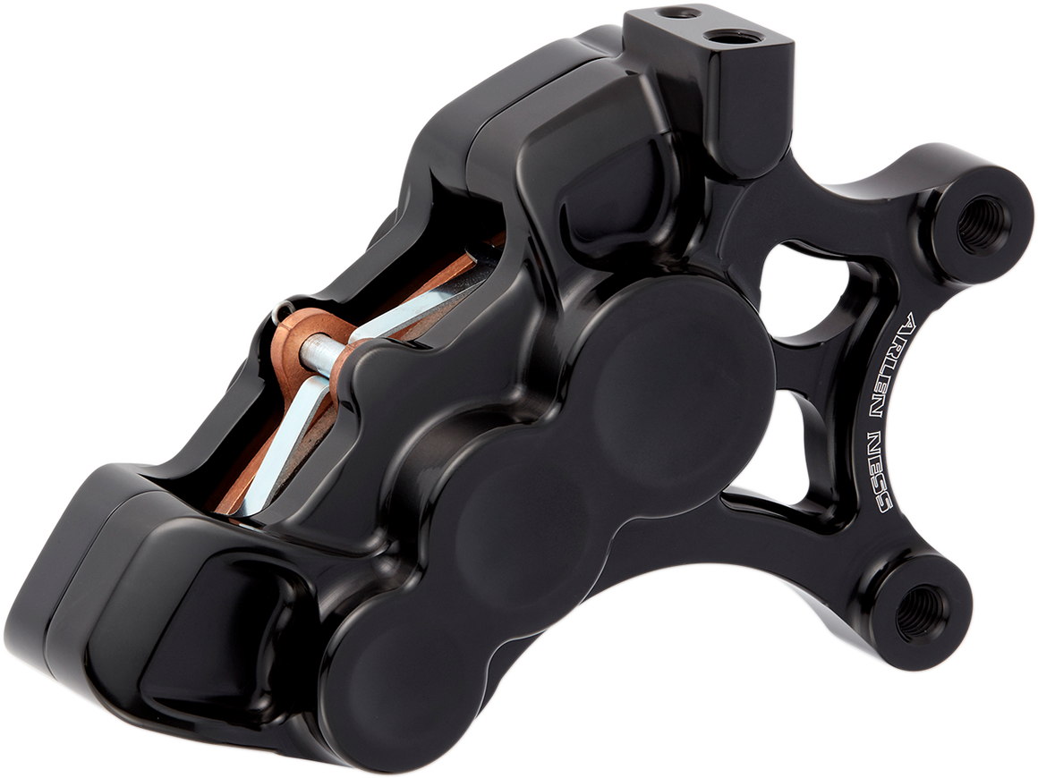 Arlen ness 6-Piston Caliper - Front Right - Black - 14" Harley Davidson