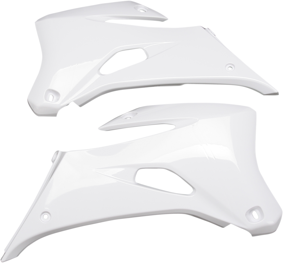 Acerbis Radiator Shrouds - White 2007-2011 Yamaha WR450F / 2007-2013 Yamaha WR250F