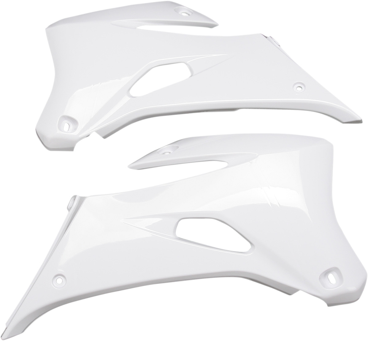 Acerbis Radiator Shrouds - White 2007-2011 Yamaha WR450F / 2007-2013 Yamaha WR250F